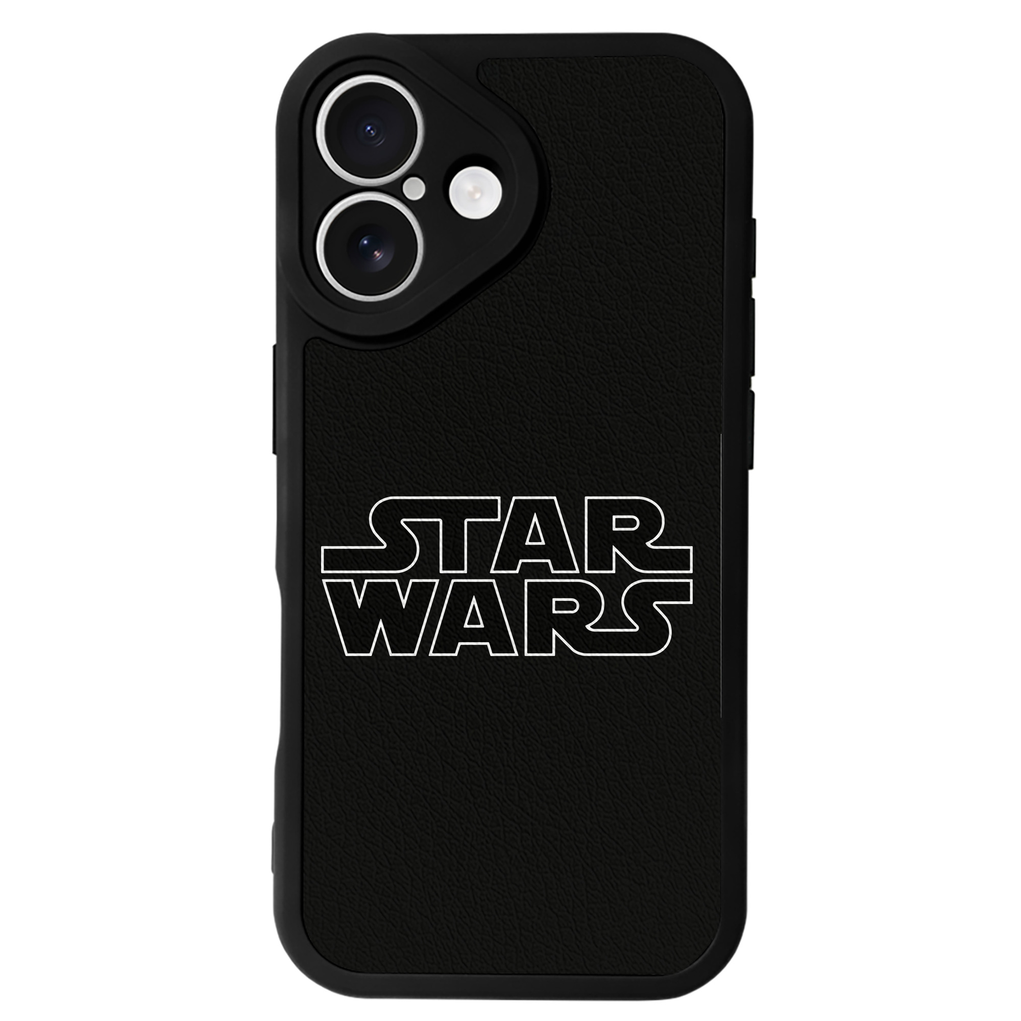 （画像用） スター・ウォーズ Star Wars 【iPhone 16シリーズ対応】シリコンスマホケース（レザー調） 材質：シリコン